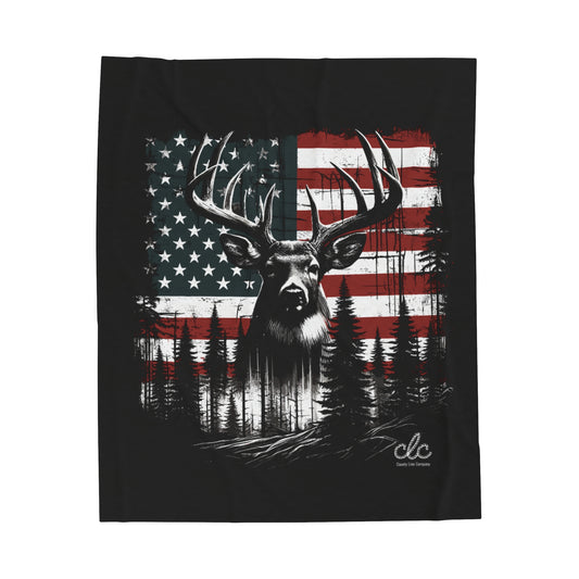 Buck Wild Plush Blanket