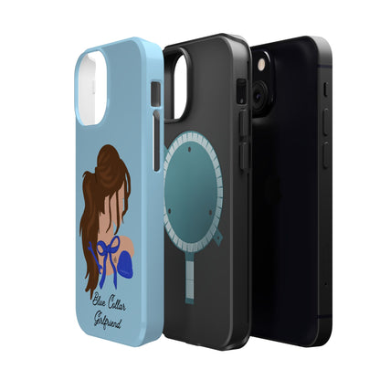 Blue Collar Girlfriend iPhone Case