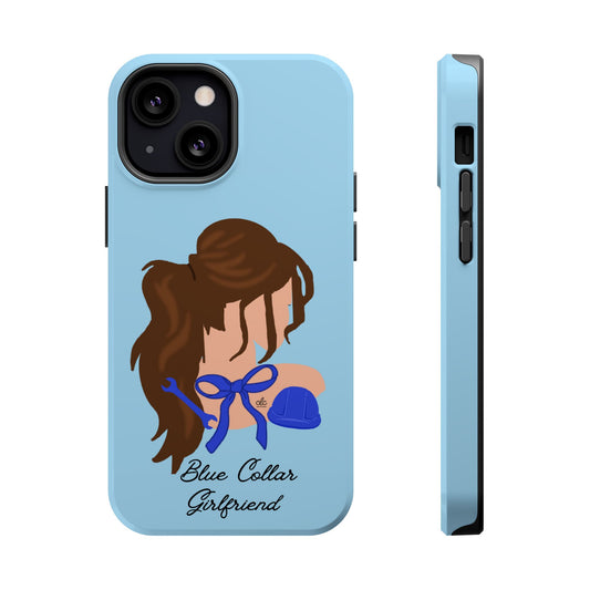 Blue Collar Girlfriend iPhone Case