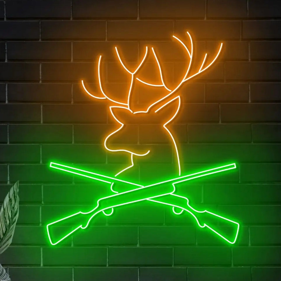 Deer Hunting LED Sign