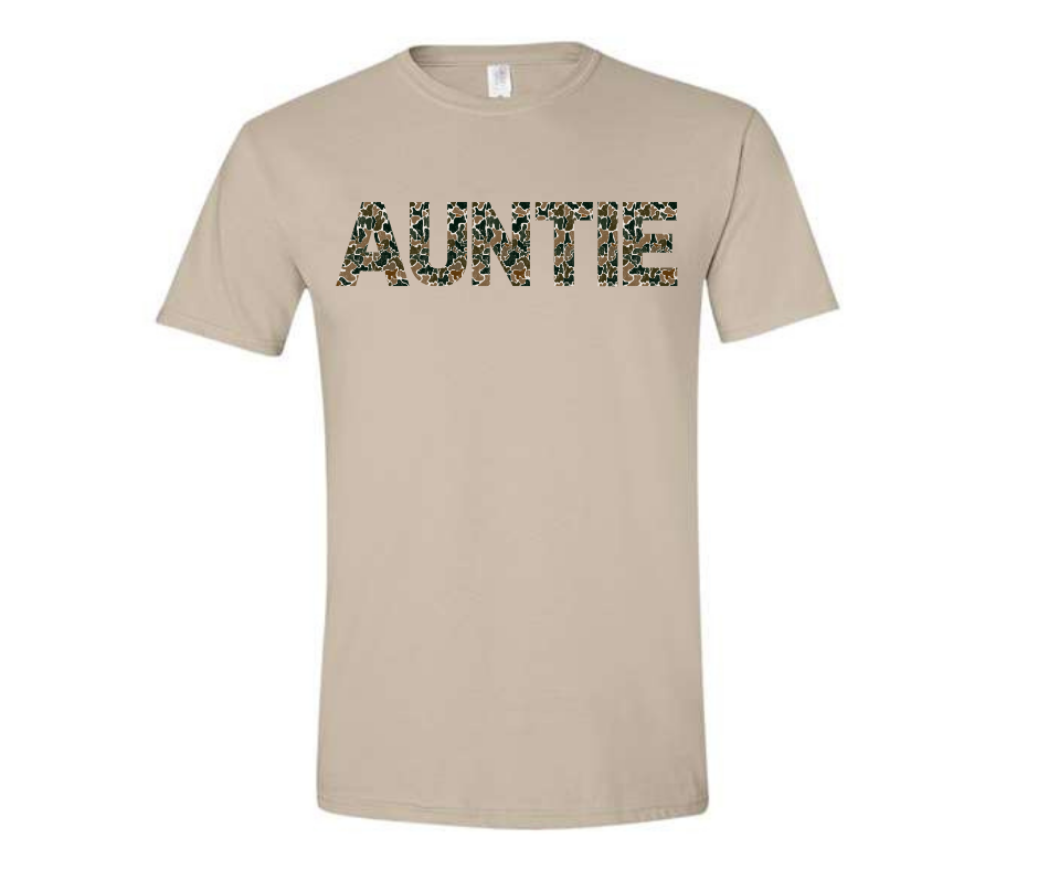 Auntie Tee - Retro Camo