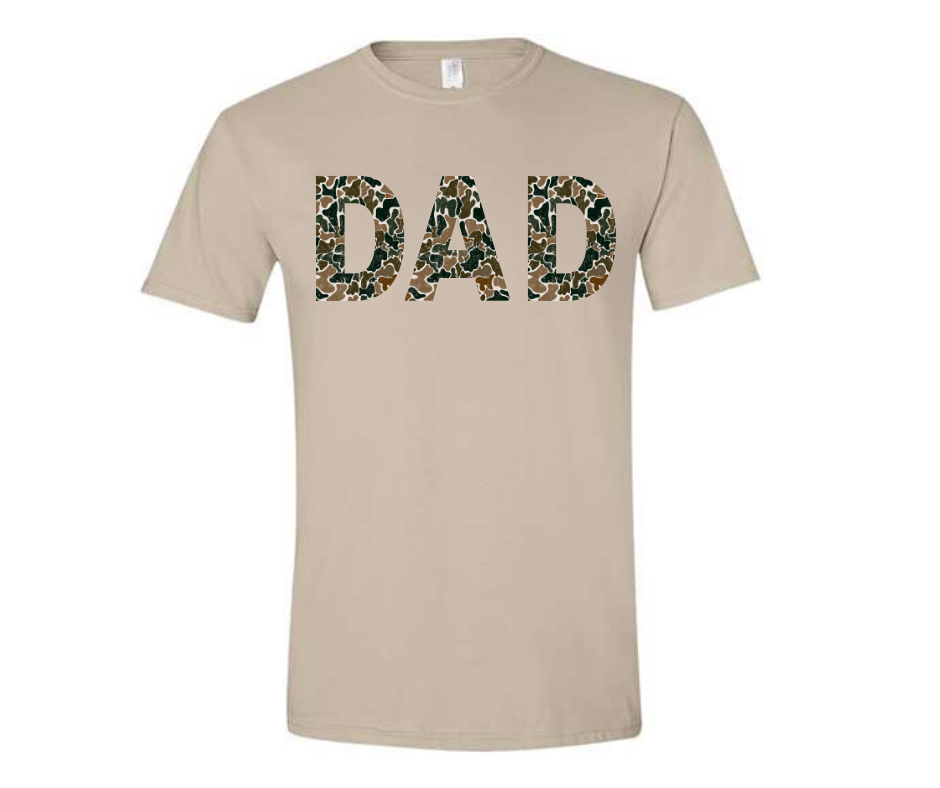 Dad Tee - Retro Camo