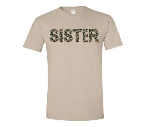 Sister Tee - Retro Camo