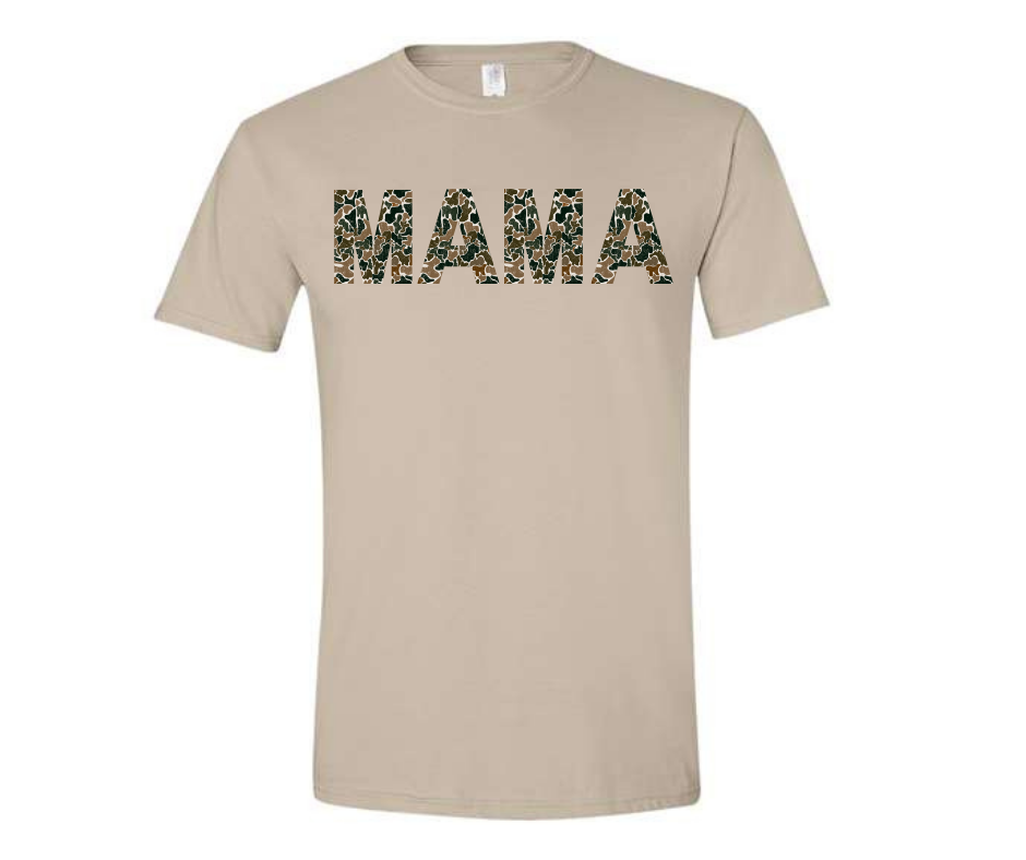 Mama Tee - Retro Camo