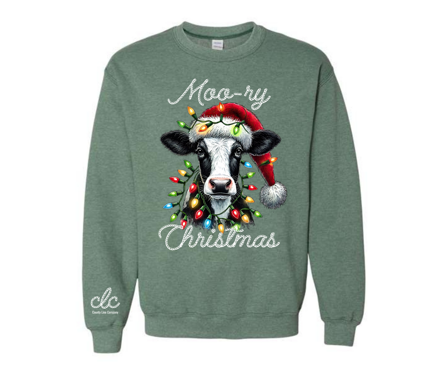 Moo-ey Christmas Crewneck