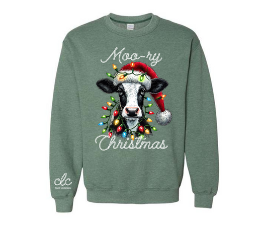 Moo-ey Christmas Crewneck