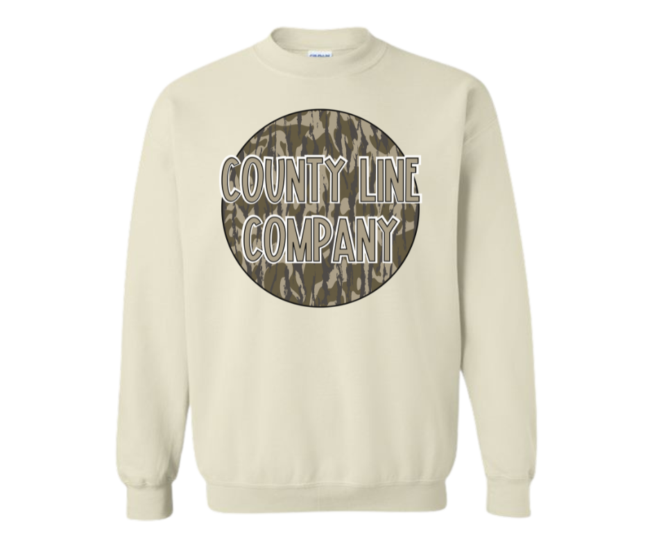 County Line Camo Crewneck